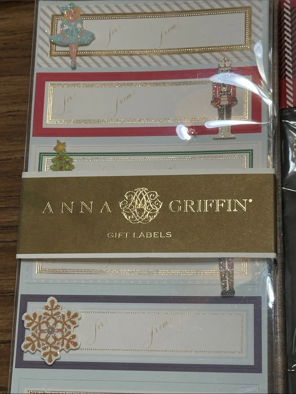 Anna Griffin Holiday Gift Bag & Tags Bundle - Red, Gold, White